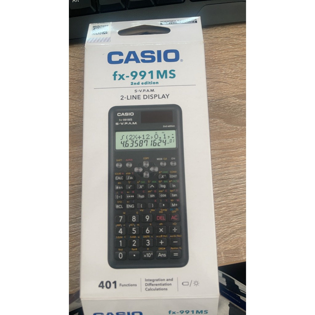 เครื่องคิดเลขวิทยาศาสตร์ Casio FX-991MS รุ่นที่ 2
