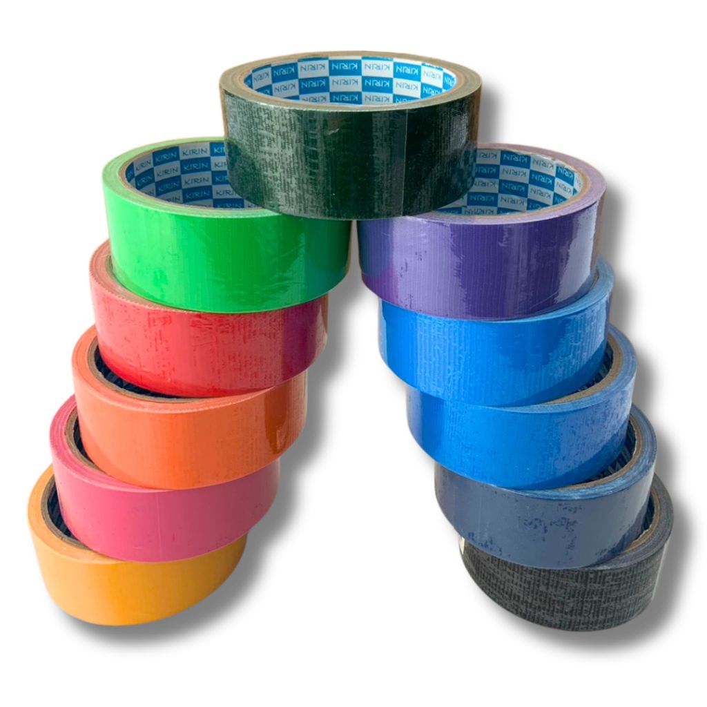 [ส่งด่วน]เทปผ้า แลคซีน ขนาด 1,1.5,2  นิ้ว x 8 หลา ยี่ห้อ Kirin ( 1 ม้วน )