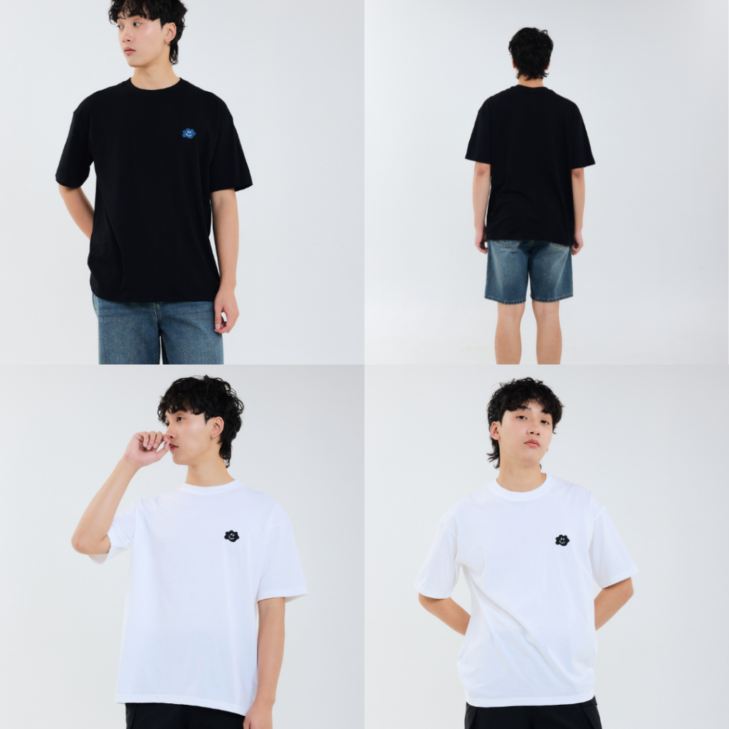 SO.ON เสื้อยืด Oversize เสื้อโอเวอร์ไซส์ Basic รุ่น Smile