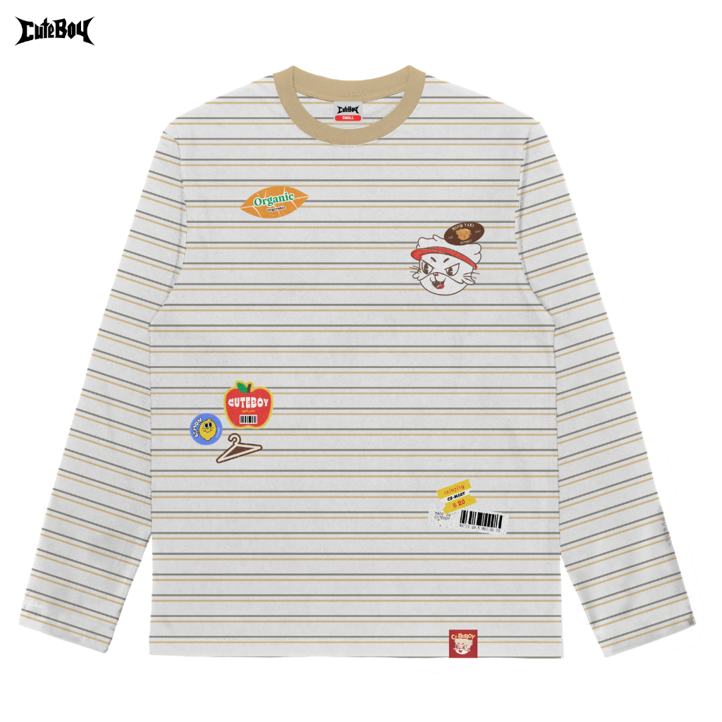 CuteBoy | CBmark multi stripe longsleeve เสื้อแขนยาว