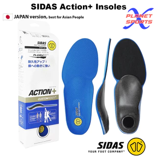 SIDAS Action+ Insoles พื้นรองเท้ากีฬาเพิ่มประสิทธิภาพการเคลื่อนที่ และแก้รองช้ำ - SIDAS Japan Official