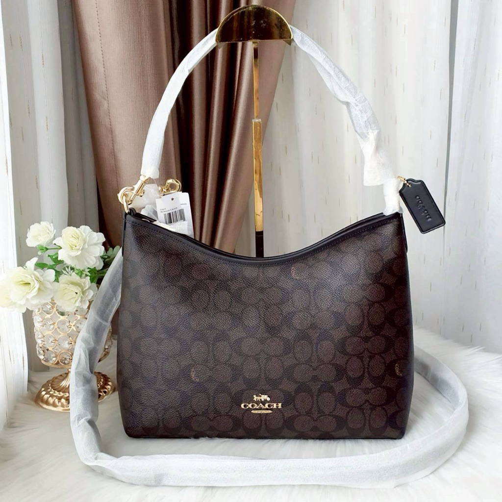 Coach CV975 Laurel Shoulder Bag In Signature