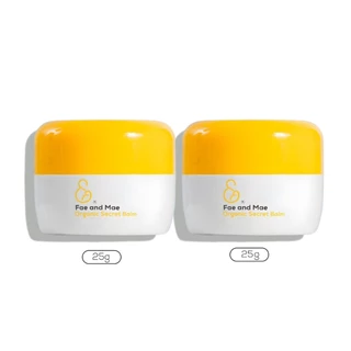 Fae and Mae เฟ แอนด์ เม Organic Secret Balm ออร์แกนิก ซีเคร็ท บาล์ม 25 g. 2 กระปุก