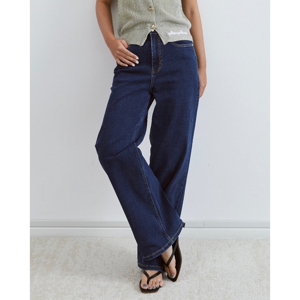 PlainandPlane Peggy Jeans กางเกงยีนส์ผ้ายืด เกรดพิเศษ