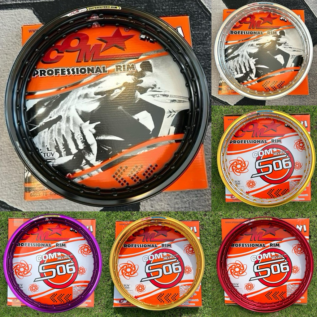 ล้อขอบจิก 1.40x17 คอมดาวแท้ Mini กล่องส้ม (บรรจุ 1 วง/กล่อง)