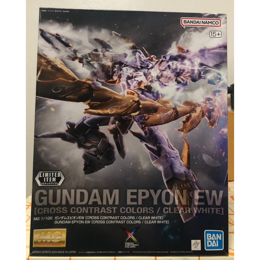 BANDAI MG EPYON EW [CROSS CONTRAST COLORS/CLEAR WHITE] สภาพกล่อง85% พร้อมส่ง