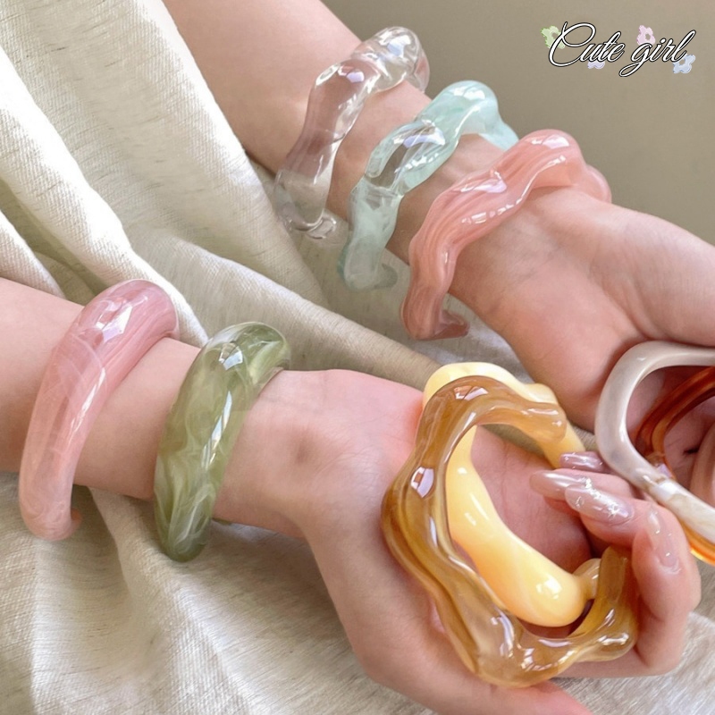 สร้อยข้อมือ bracelet แฟชั่น หรูหรา ย้อนยุค ยุโรป ins เครื่องประดับ เทศกาลน้ำ ชายหาด ไปทะเล มีหลายสีให้เลือก COD