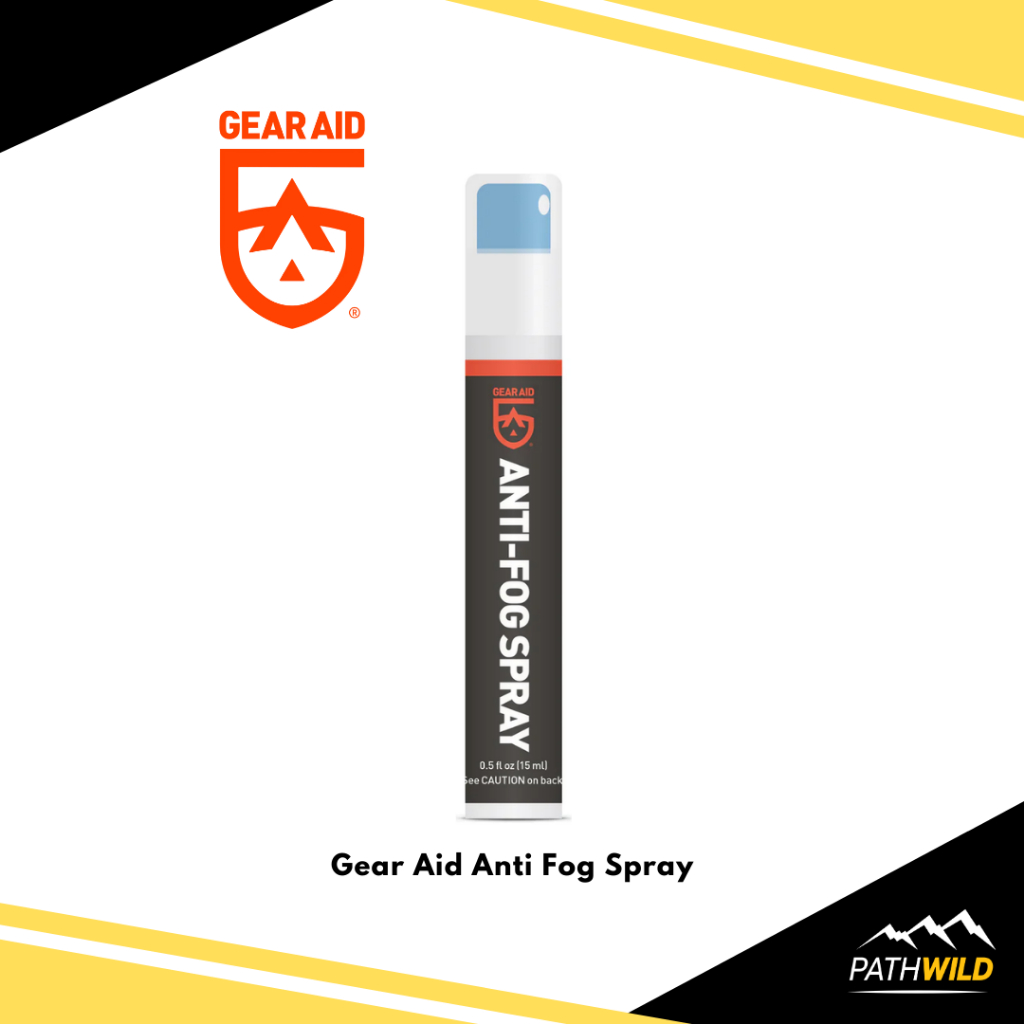 Gear Aid Anti-Fog Spray สเปรย์ป้องกันฝ้าช่วยให้แว่นตาและเลนส์ป้องกันของคุณสะอาดและไร้ฝ้า