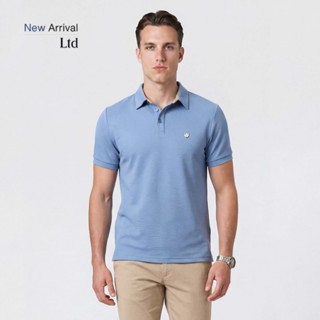 LTD เสื้อโปโลแขนสั้น ผู้ชาย สีฟ้า | New Gen Polo Shirt | 009…
