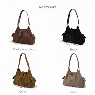 NF25029 NEFOUND กระเป๋า Cargo รุ่น Helen bag หนังกลับ Premium 13 นิ้ว
