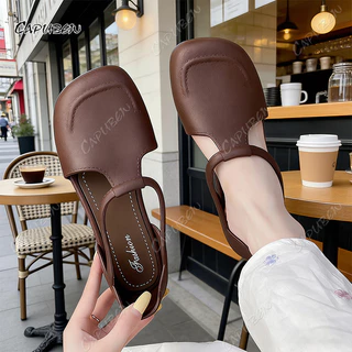 CAPUBEW รองเท้าแตะสตรี จัดส่งจากท้องถิ่น รองเท้าแตะสไตล์โมเดิร์น สวมใส่สบาย ยืดหยุ่นได้ แบบสตรี รองเท้าแตะผู้หญิง#07