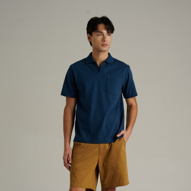 Mc JEANS (แม็คยีนส์) เสื้อโปโลผู้ชาย เสื้อโปโลแขนสั้น ทรงเรกูลาร์ มีให้เลือก 3 สี MPTP046