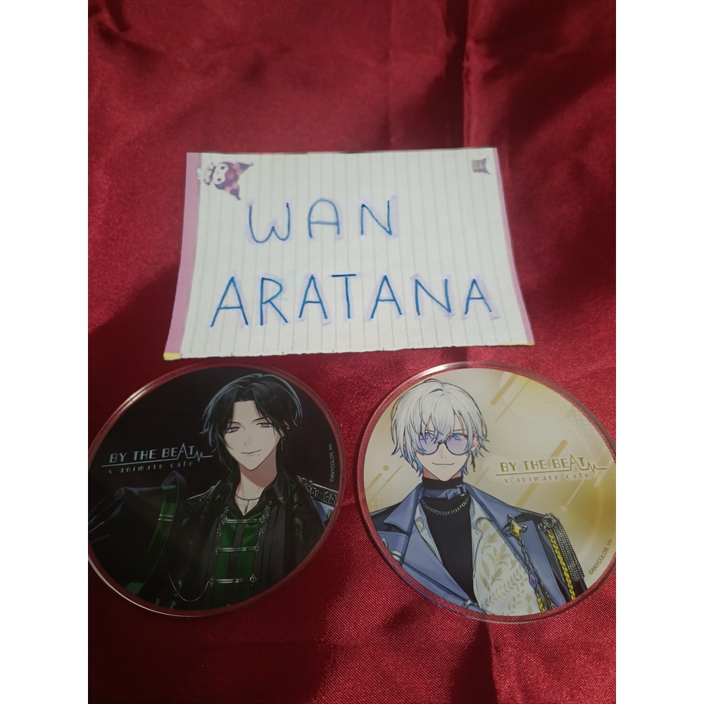 Merch By the beat Nijisanji EN แผ่นรองแก้ว เข็มกลัด Debonheir Zeal Kaelix