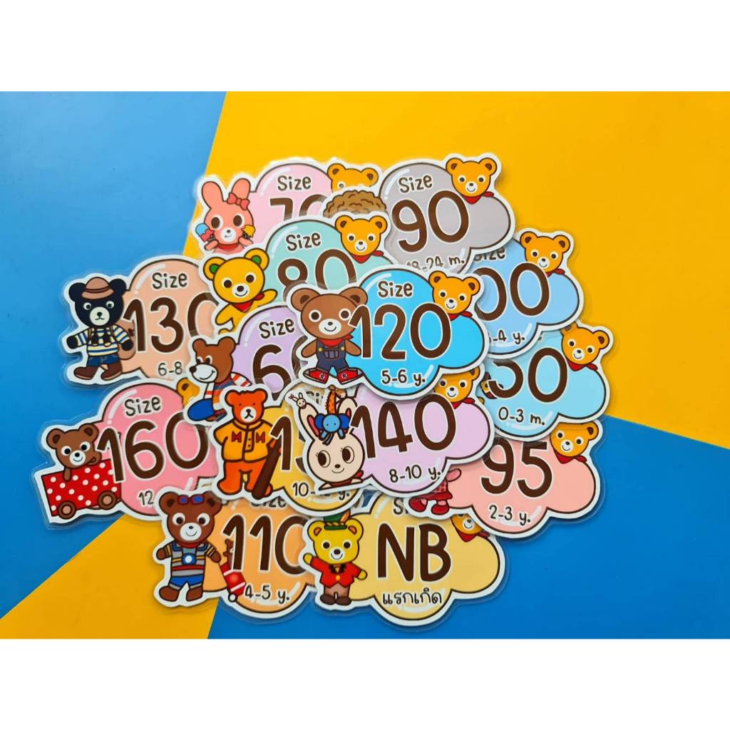 ป้ายพร็อฟวางถ่ายสินค้า ป้ายไซส์ 14 ป้าย