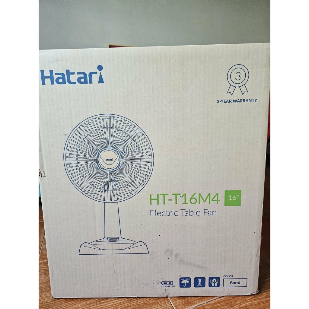 Hatari พัดลมตั้งโต๊ะ 16นิ้ว รุ่น HT-T16M1