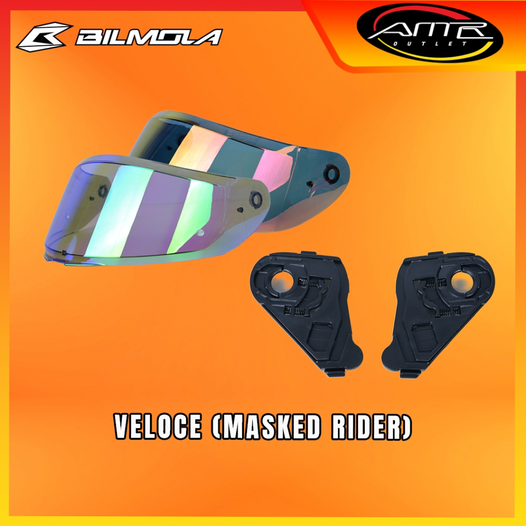 ชิลด์หมวกกันน็อค Bilmola รุ่น Veloce (Masked Rider)