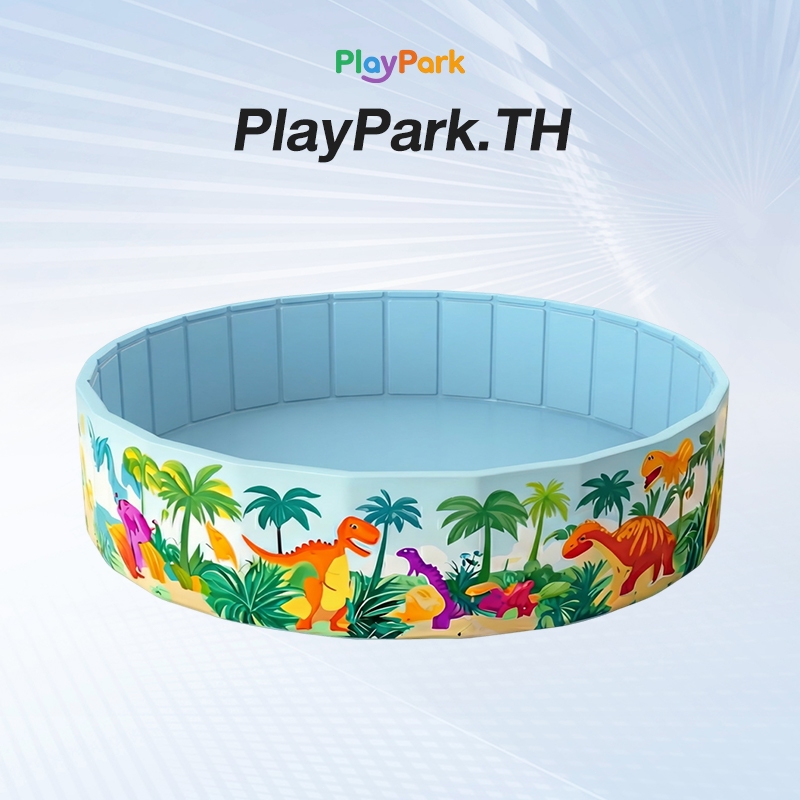 สระน้ำพับได้ กลางแจ้ง ขอบตั้ง แบบใหญ่ ไม่รั่ว สระบอล สระทราย สำหรับครอบครัว พกพาสะดวก