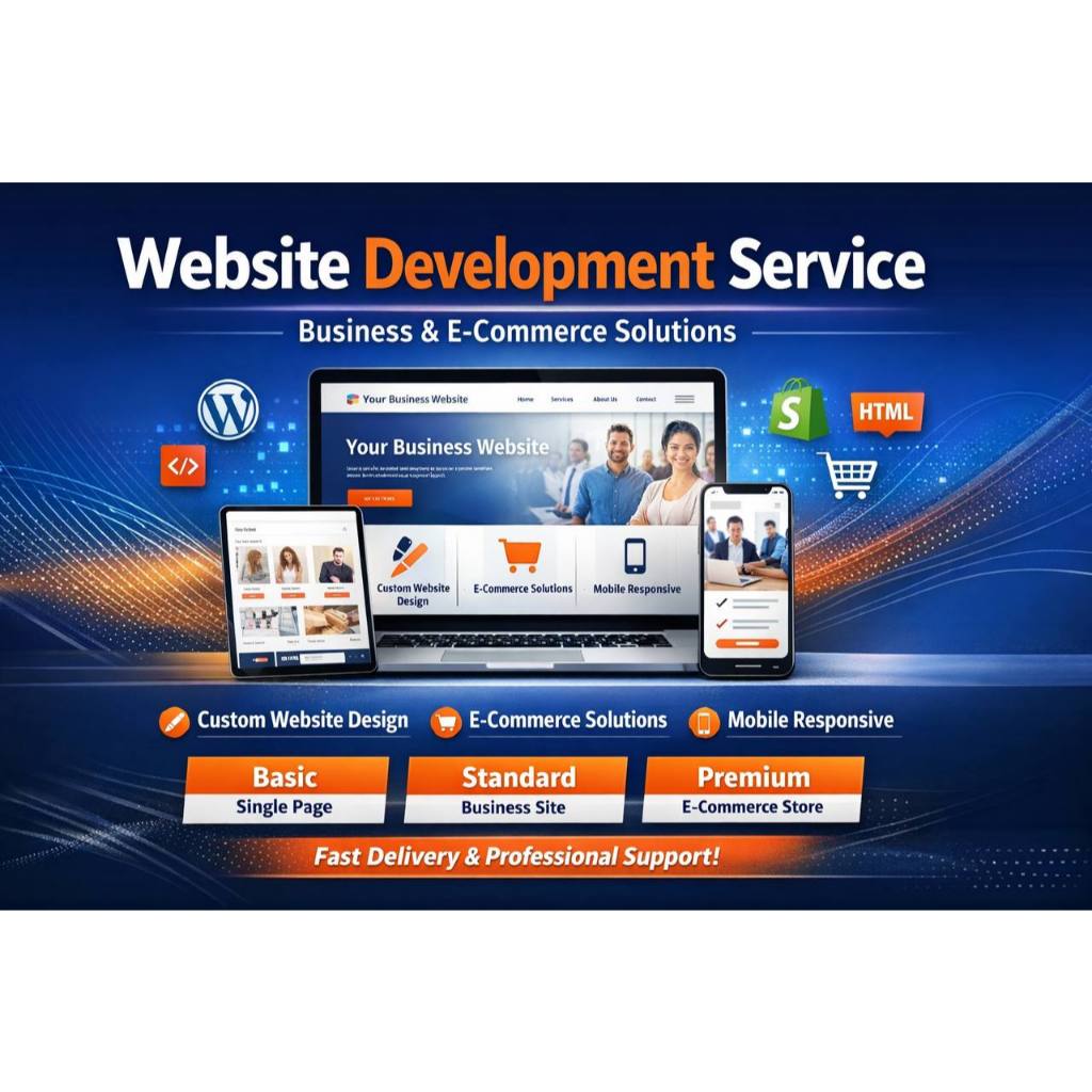 Professional Website Development Service | Business Website | E-commerce Website