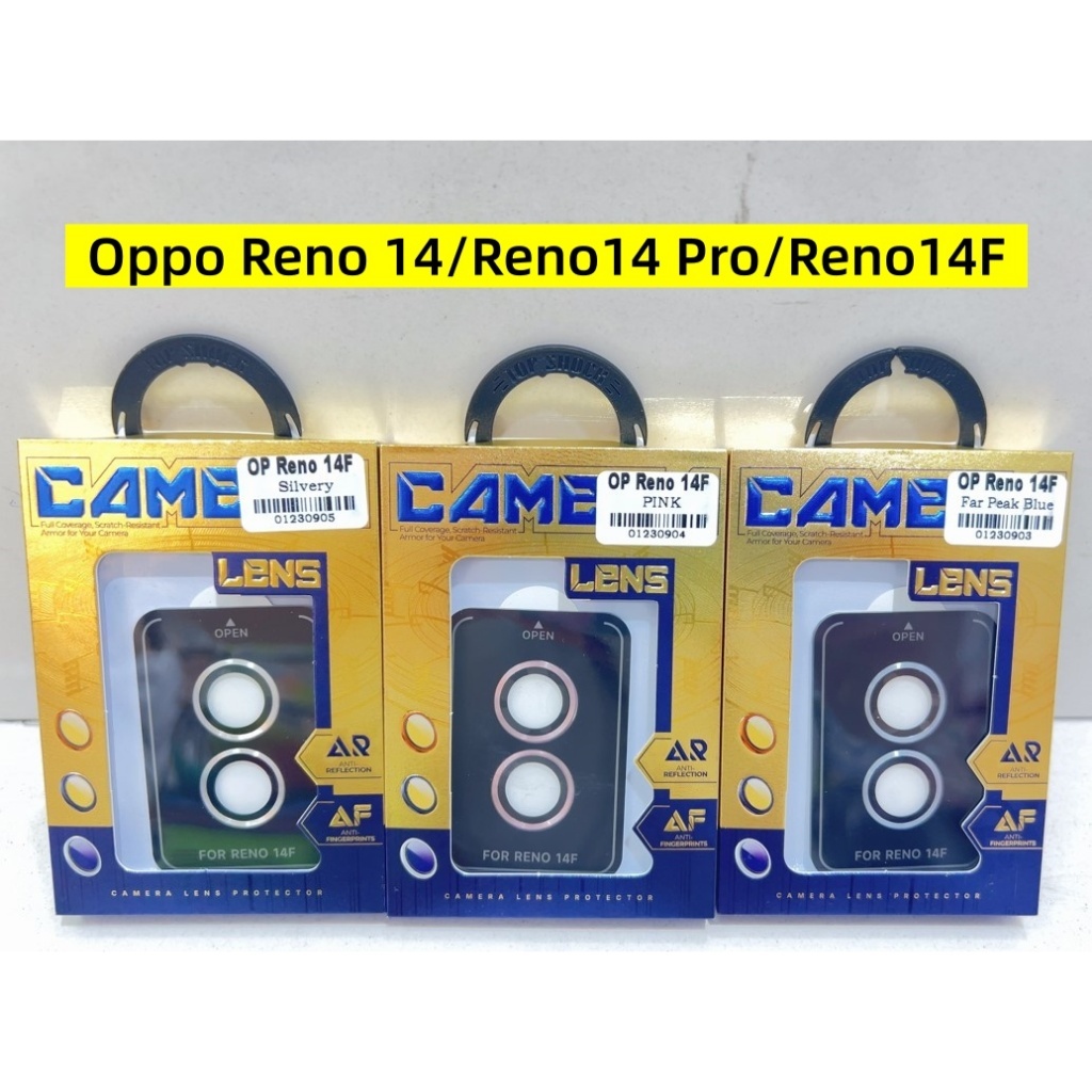 🔥🔥ฟิล์มกระจก ป้องกันเลนส์กล้อง ฟิล์มกันเลนส์กล้อง สำหรับ OPPO Reno14/Reno14 Pro/Reno14F/Reno15/Reno1
