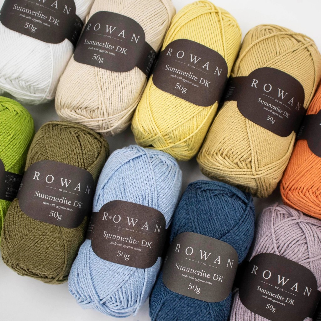 Rowan Summerlite DK ไหมพรมคอตตอน 100% เนื้อนุ่ม เบา