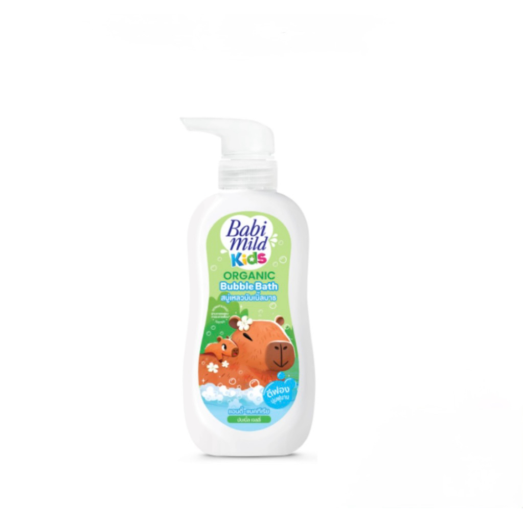 Babi mild เบบี้มายด์คิดส์ แอนตี้-แบคทีเรียล ออร์แกนิค บับเบิ้ลบาธ ขนาด 400 มล. 1 ขวด ราคา ถูกที่สุด ดีลบีเคเค แกลเลอรีภาพที่ 4
