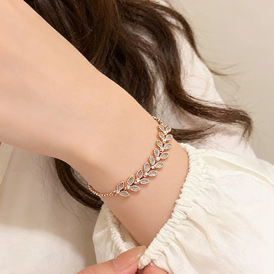 jewelry สร้อยข้อมือแพลทินัม สร้อยข้อมือผู้หญิง สร้อยข้อมืออินฟินิตี้ ของขวัญคู่ สร้อยข้อมือแฟชั่น