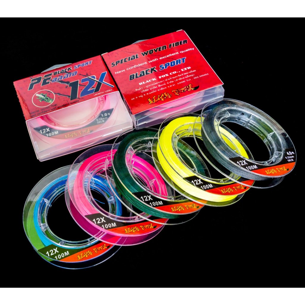 สาย PE BLACK Sport Braid ถัก12