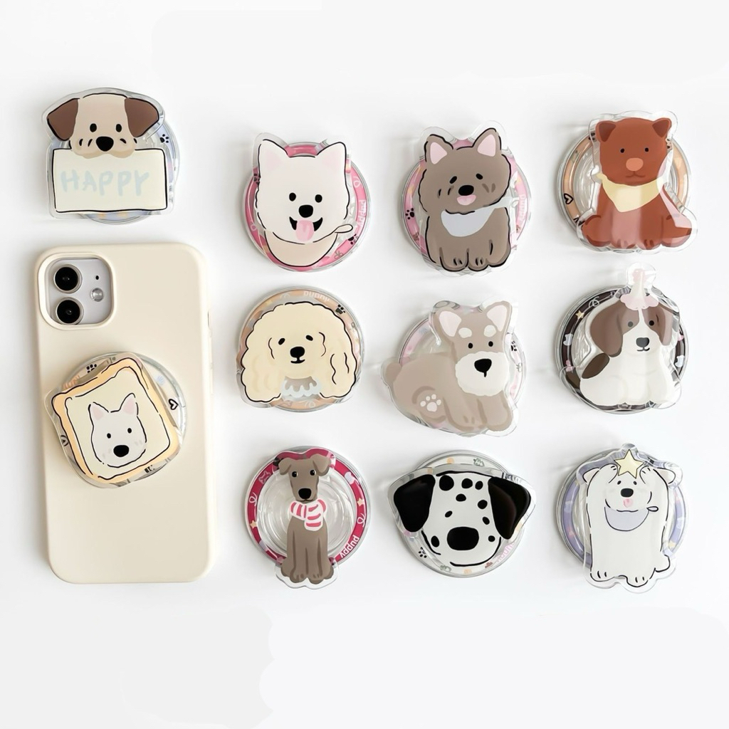 Supercase | Magnatic Griptok Popsocket Holder Puppy ขาตั้งมือถือ