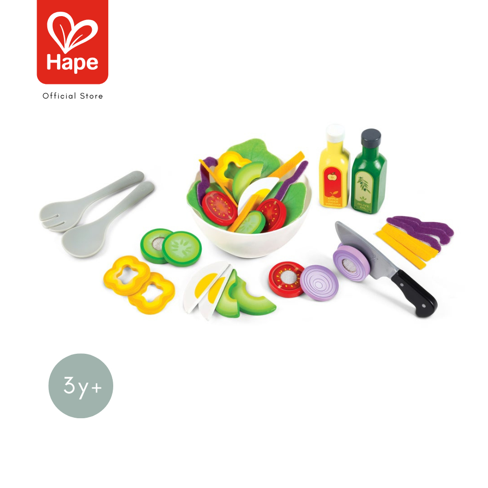 Hape Healthy Salad Playset	ชุดเซตจานสลัดผัก	3Y+ รูปที่ 7