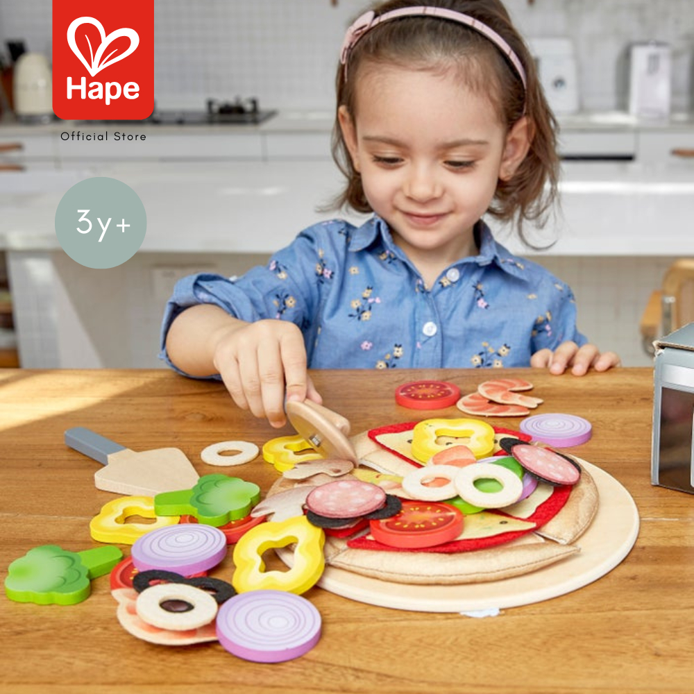 HAPE Perfect Pizza Playset	ชุดพิซซ่าพร้อมกล่องใส่	3Y+ รูปที่ 3