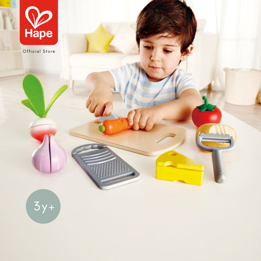 HAPE Cooking Essentials	ชุดตัดปอก, หั่นผักเเละขูดซีส	3Y+ รูปที่ 6