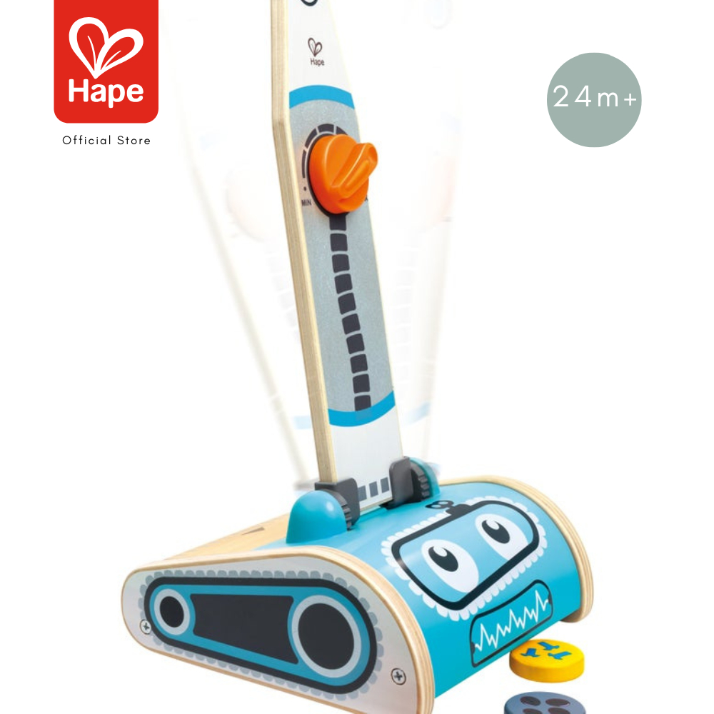 Hape - Vacuum Playset        เครื่องดูดฝุ่นไม้        24M+ รูปที่ 6