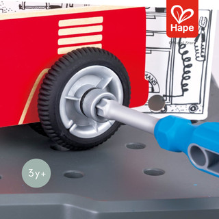 Hape - Vehicle Service & Repair Workbench        โต๊ะงานสร้าง พร้อมสว่านไฟฟ้า         3Y+ รูปที่ 6