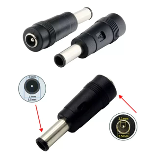 แจ๊คแปลงอะแด๊ปเตอร์ แปลงสาย DC ขนาด 5.5x2.1 ให้เป็นขนาด 3.5x1.35mm. (1ชิ้น)