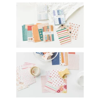 (พร้อมส่ง🇹🇭) Matte paper กระดาษลวดลาย กระดาษผิวงาช้าง กระดาษทำแสตมป์ หลากหลายลวดลาย ใช้ทำแสตมป์ได้