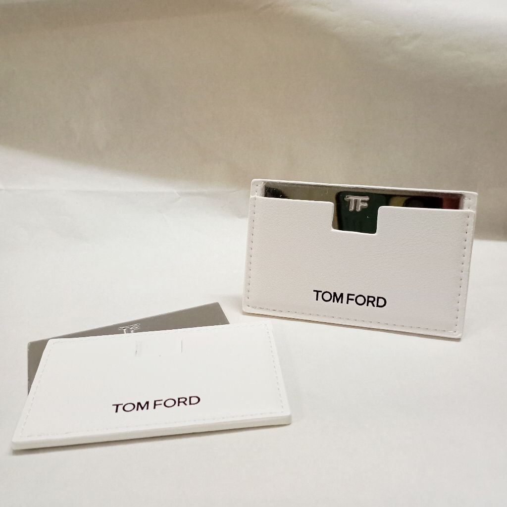 กระจกส่องหน้าแบบพกพา TOM FORD-LEATHER MIRROR CASE (ของแท้ใหม่พร้อมส่ง)