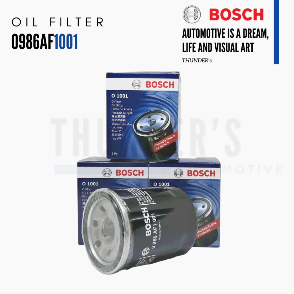 BOSCH กรองน้ำมันเครื่อง Peugeot 4007 4008 0986AF1001