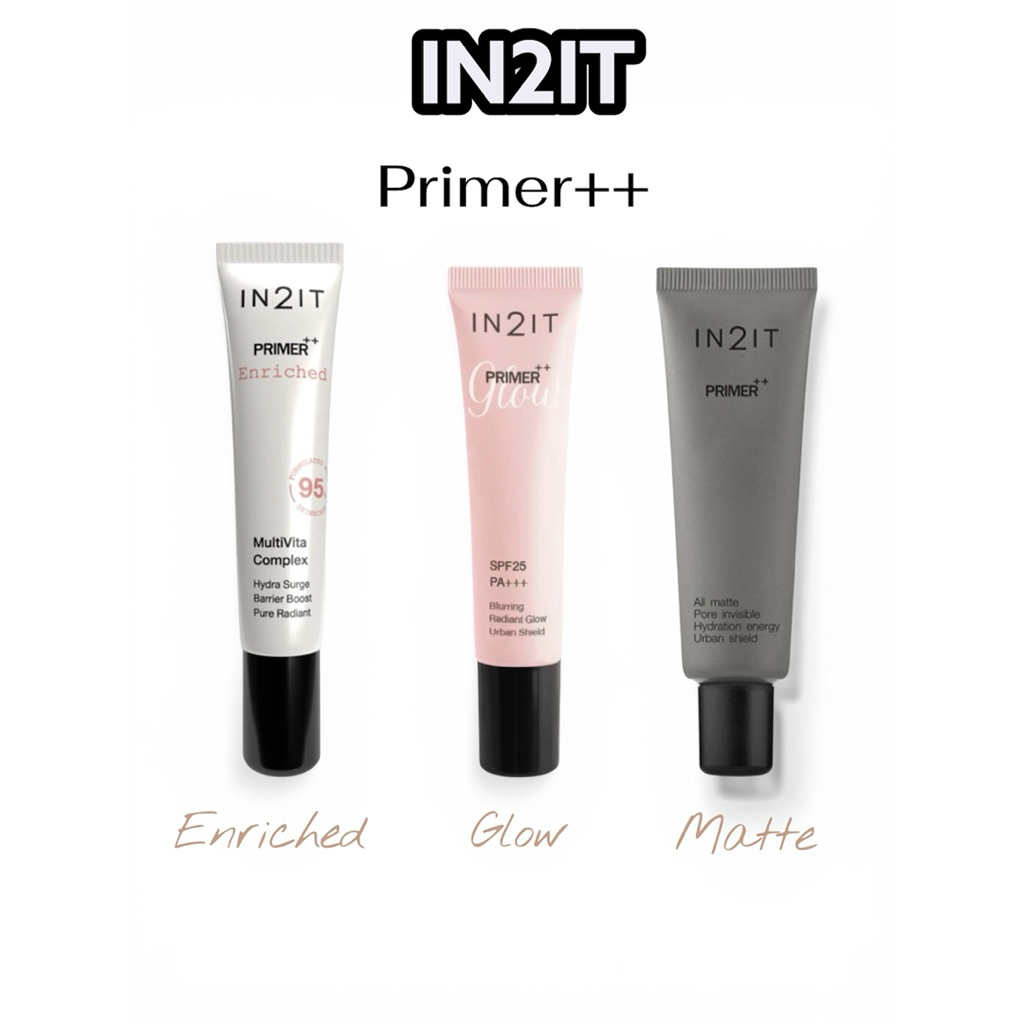 (แท้💯) In2it primer อินทูอิท ไพร์เมอร์ พลัส พลัส 15 กรัม 3 สูตร