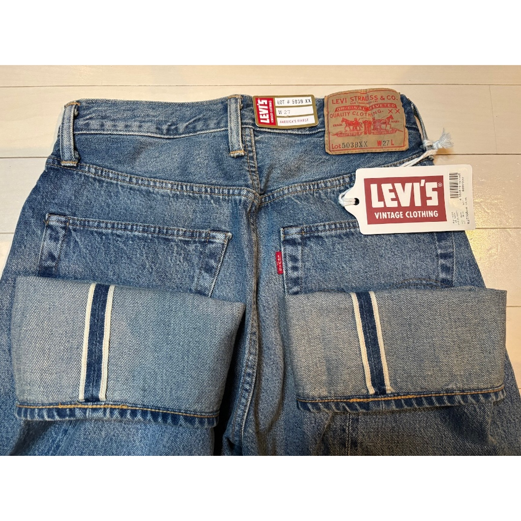 【MADE IN JAPAN】LEVI'S LVC 503BXX 1960s REPLICA RIGID DEADSTOCK W27
