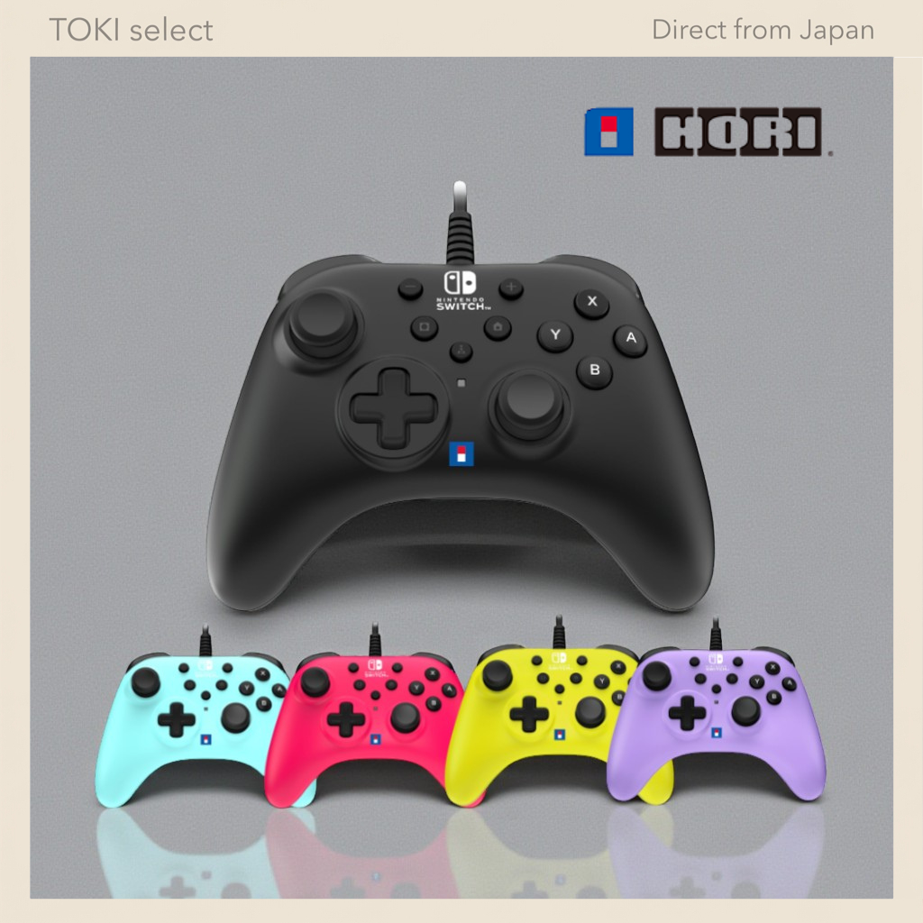 HORI Horipad TURBO for Nintendo Switch PC Official Licensed Wired Controller Turbo Function 6 Colors