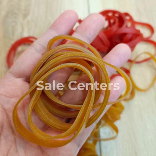 หนังยาง หนังยางแก้ว หนา 6 มิลx ขนาดวง 5 cm (50 & 200 g.) คุณภาพดีมาก ยางรัดของ ทนทาน ยืดหยุ่นดี rubber band (TT)