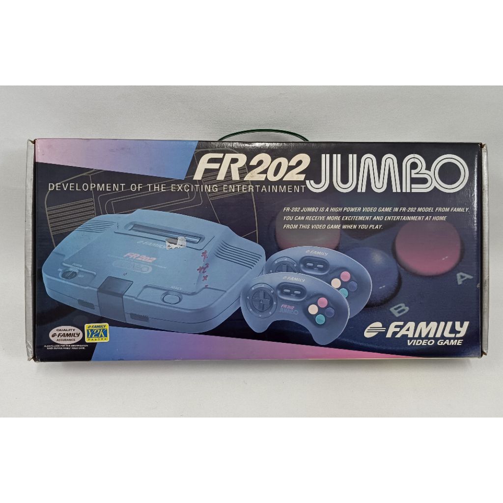 FR202 Jumbo Family Computer Game แท้งานไทย  งานกล่อง ยุค 90 เครื่องสภาพใหม่