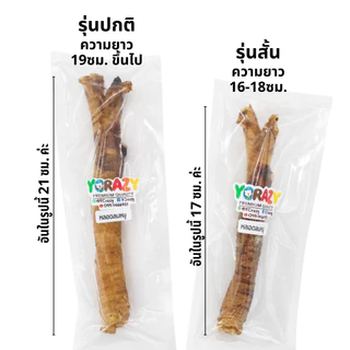 หลอดลมหมูอบแห้ง PORK TRACHER ขัดฟัน สำหรับสุนัข YCrazy 1 แท่ง