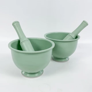 ครกพลาสติกเกาหลี พร้อมสาก ครกลิซ่า Mortar Made in Korea100% ครกปิคนิค ครกพกพา เบามาก 절구통