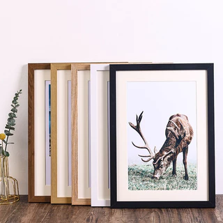กรอบรูป ขนาด A4/A3 I สีขาว สีดำ I แนวตั้ง&แนวนอน I Modern Photo Frame Size A4/A3 พร้อมขาตั้ง
