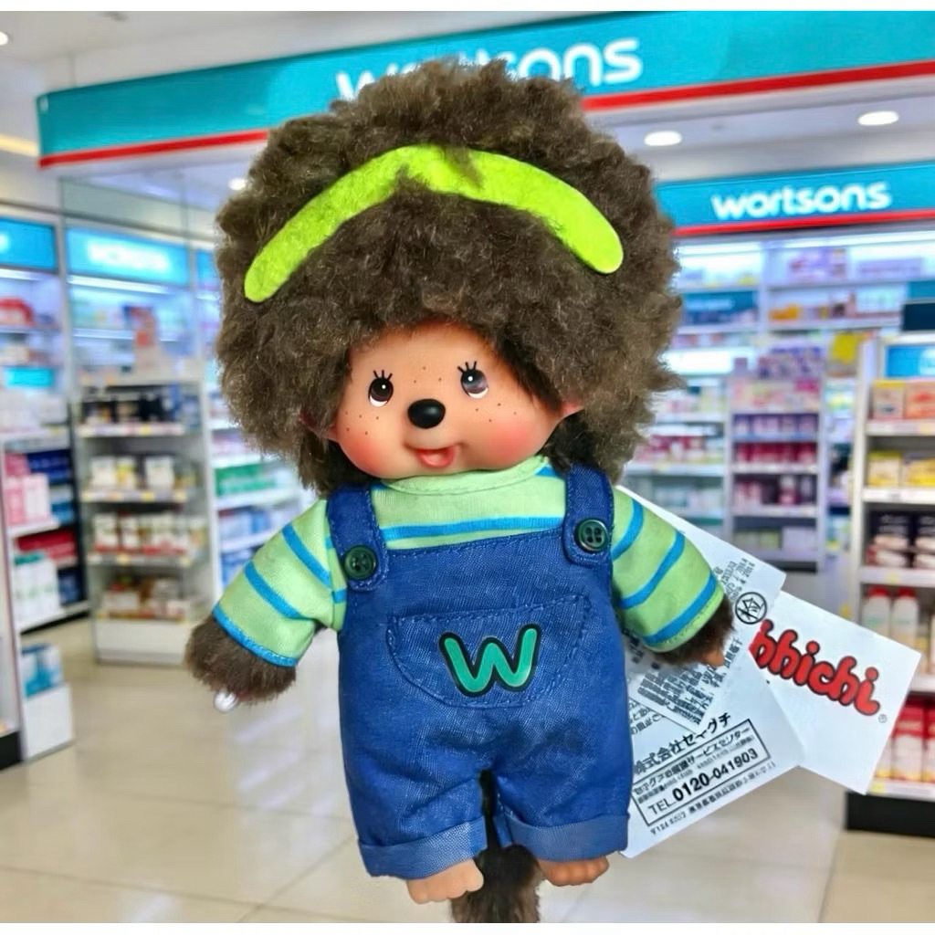 monchhichi x watson ประเทศจีน ถุงผ้านุ่มนิ่มคอลเดียวกันกับตุ๊กตาค่ะ #ของแท้