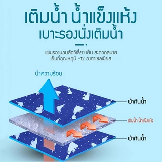 แผ่นเจลเย็น ที่นอนเย็น แผ่นเย็นแมว เบาะเย็นแมว เจลเย็นหมา แผ่นเย็นหมา ที่นอนแมว ที่นอนหมา ที่นอนเจลเย็น Pet Cool Mat
