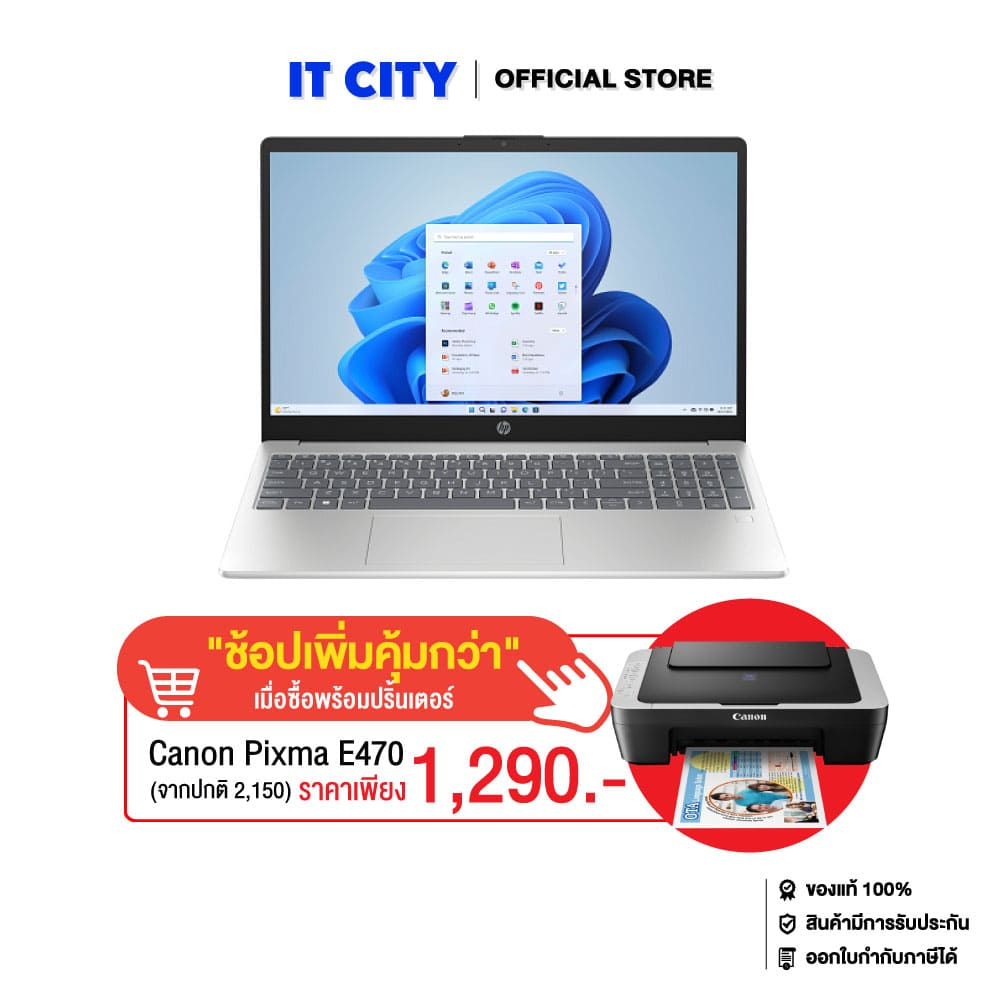 HP 15-fd1470TU/Ultra 5-125H/24GB/512GB SSD/Intel Arc/NSV/15.6"/W11/Office2024+365/2Y Onsite CO6-0114