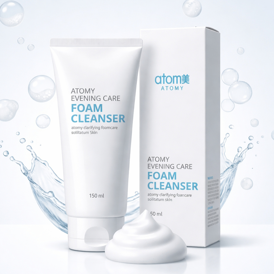Atomy Evening Care Foam Cleanser  โฟมทำความสะอาดผิว อะโทมี่ อีฟนิ่ง แคร์ โฟม คลีนเซอร์ [150ml.]