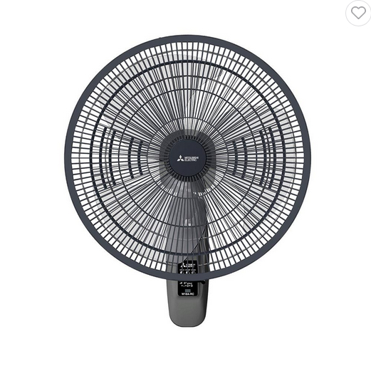 พัดลมติดผนัง 18 นิ้ว MITSUBISHI W18A-RC CY-GY สีเทา/สีขาว